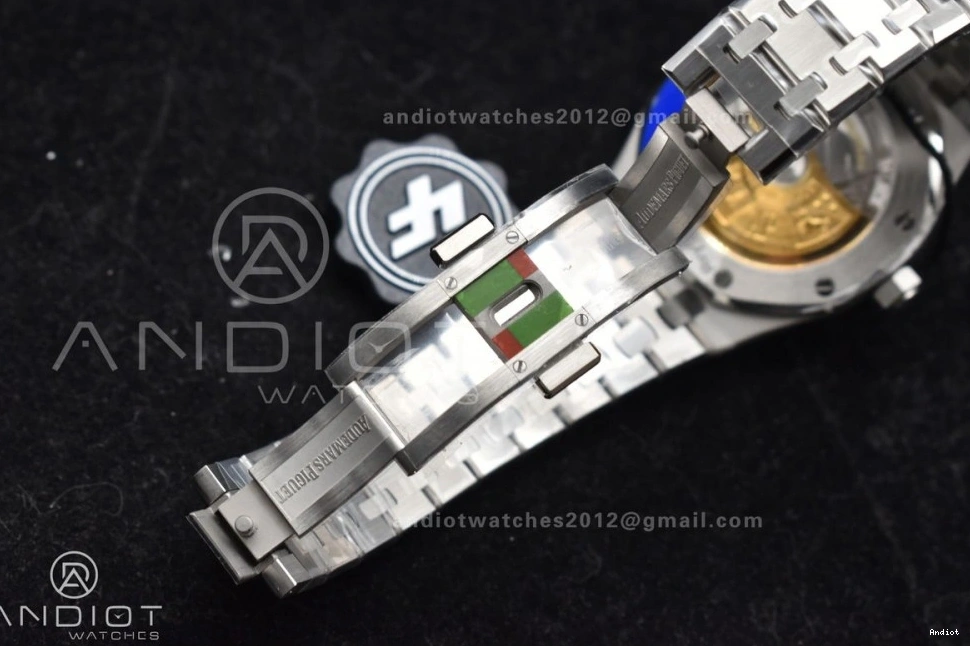 Royal Oak SS on Super Clone Dial Gray SS Edition Best Bracelet 1:1 SA3120 Textured 37mm ZF 15450 0509